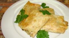 Lavash rolls in the oven step by step recipe with photos