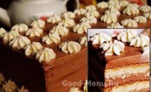 Chocolate cream for cake, how to make at home, photo