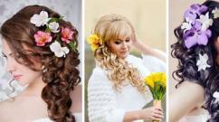 Wedding hairstyles of the year.  Wedding hairstyles.  Options with bangs