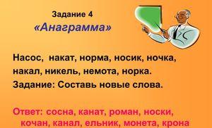 Анаграми як засіб перевірки інтелекту Метод анаграми