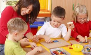 Play activities of preschoolers